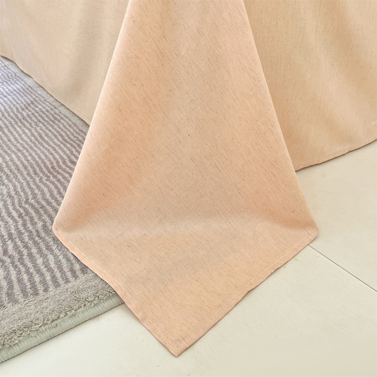 91家纺网 家纺一手货源 找家纺 名兮家居 2026新款A类全棉棉麻四件套 企鹅派对