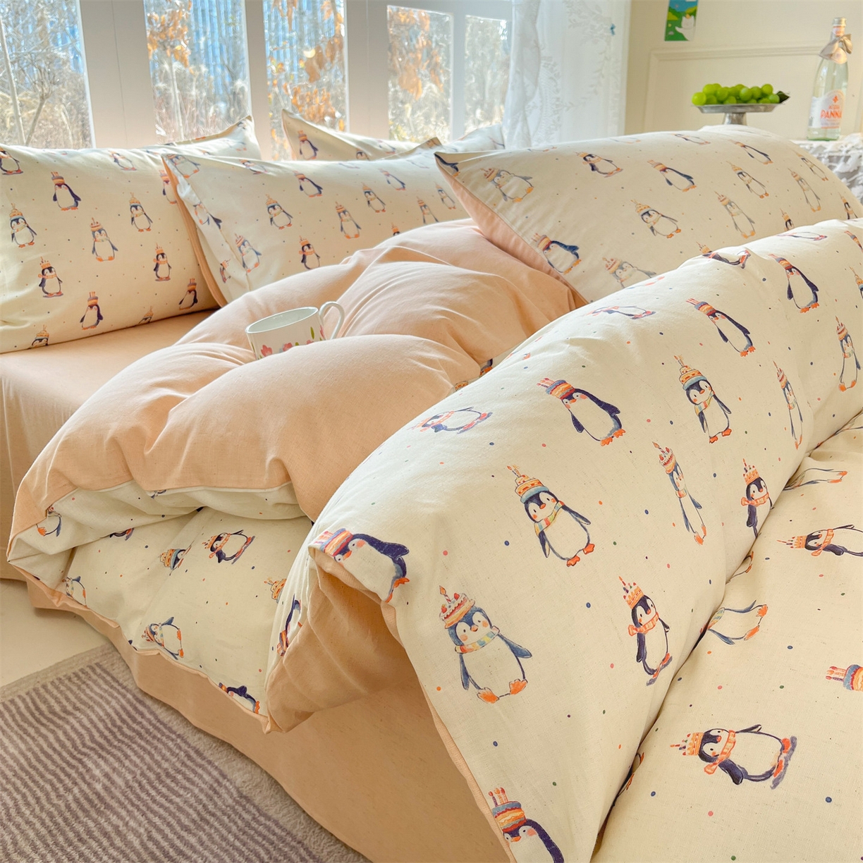 91家纺网 家纺一手货源 找家纺 （总）名兮家居 2026新款A类全棉棉麻四件套