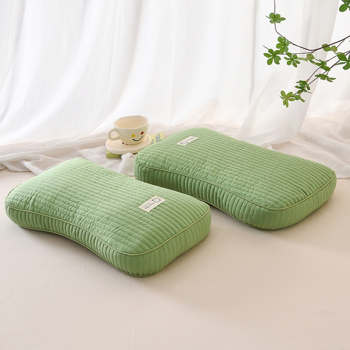 91家纺网 家纺一手货源 找家纺 （总）莉迪娅 2026新款枕芯全棉韩式砂洗全荞麦枕枕头枕芯