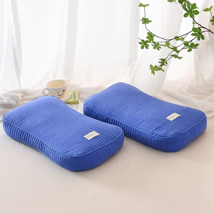 91家纺网 家纺一手货源 找家纺 （总）莉迪娅 2026新款枕芯全棉韩式砂洗全荞麦枕枕头枕芯