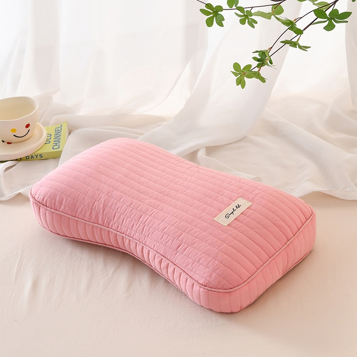 91家纺网 家纺一手货源 找家纺 （总）莉迪娅 2026新款枕芯全棉韩式砂洗全荞麦枕枕头枕芯