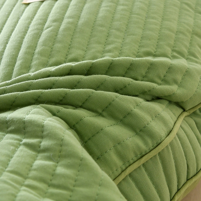 91家纺网 家纺一手货源 找家纺 莉迪娅 2026新款枕芯全棉韩式砂洗全荞麦枕枕头枕芯 韩式砂洗浅绿色