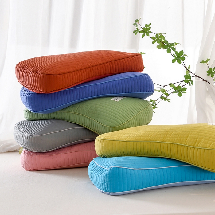 （总）莉迪娅 2026新款枕芯全棉韩式砂洗全荞麦枕枕头枕芯