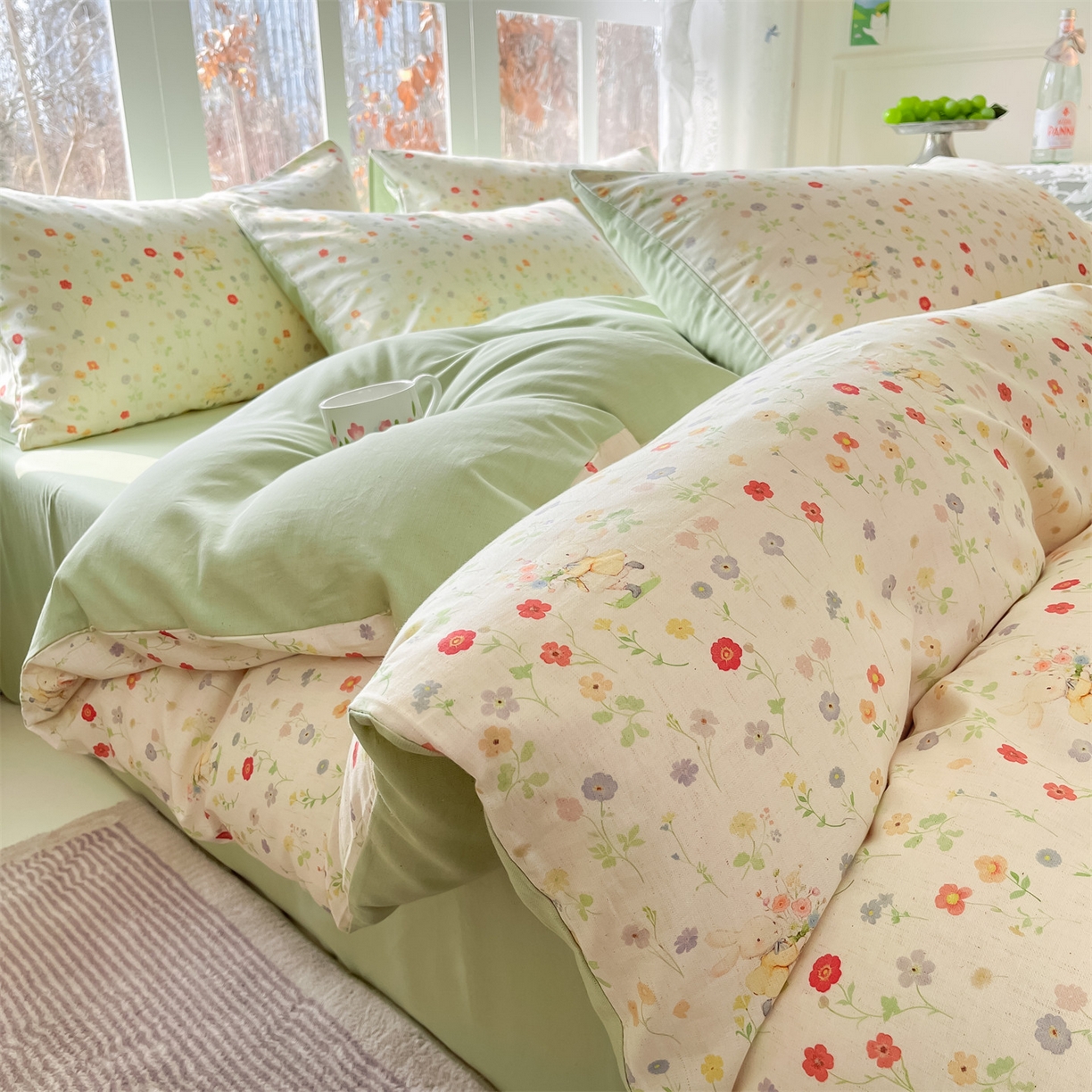 91家纺网 家纺一手货源 找家纺 （总）名兮家居 2026新款A类全棉棉麻四件套