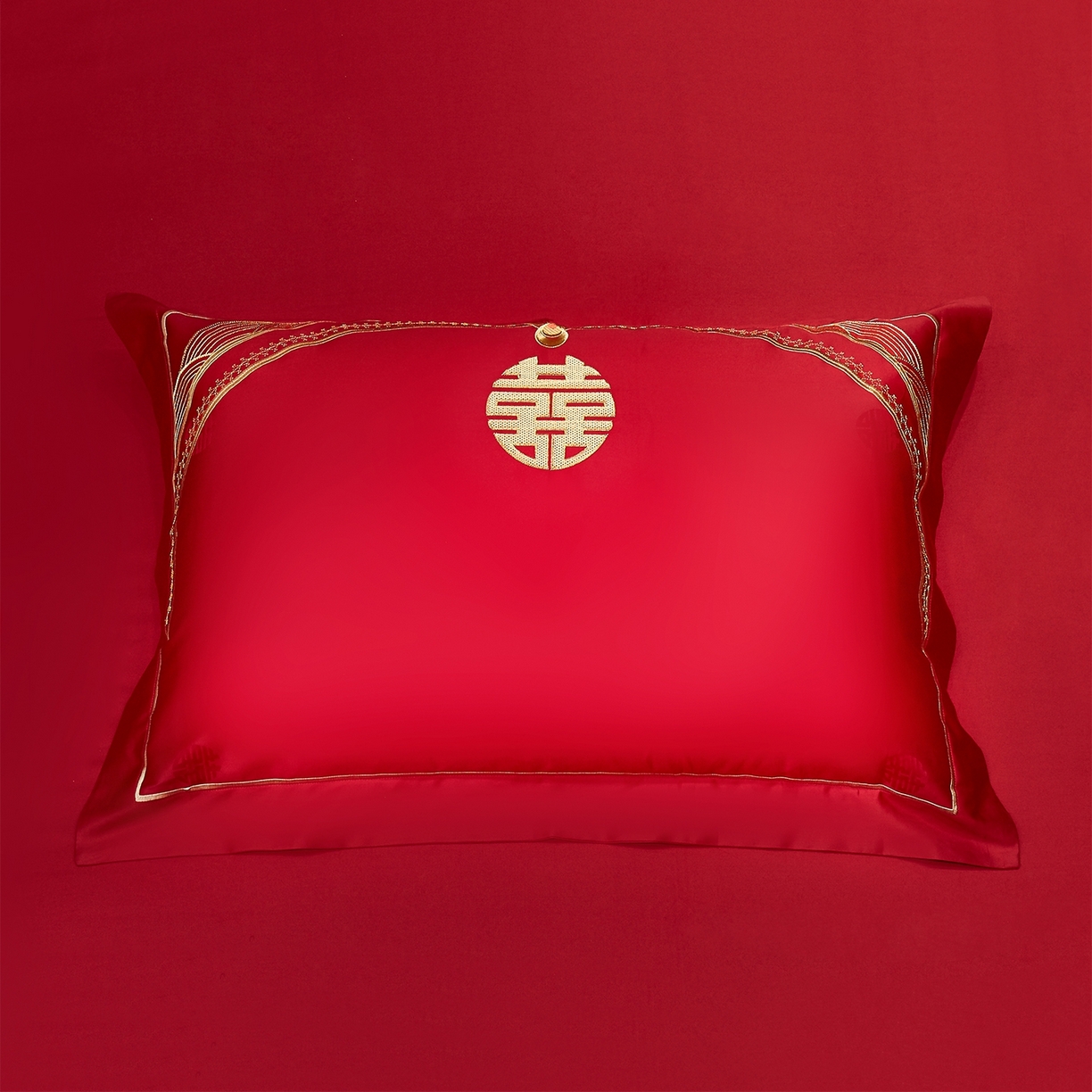 91家纺网 家纺一手货源 找家纺 蒂爵 2026婚庆新疆长绒棉纯棉原版大绣花婚庆四件套多件套340系列 龙姿凤彩