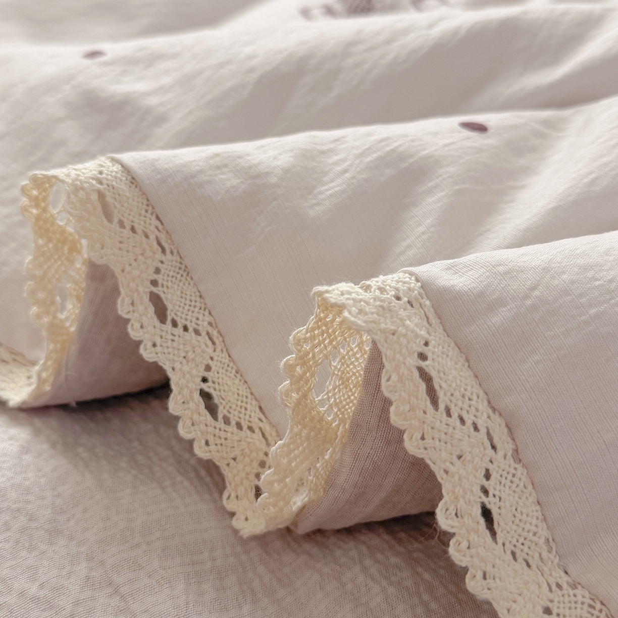 91家纺网 家纺一手货源 找家纺 悠米悠家 2026春夏新款木棉双层纱单夏被夏凉被空调被 奶咖小熊