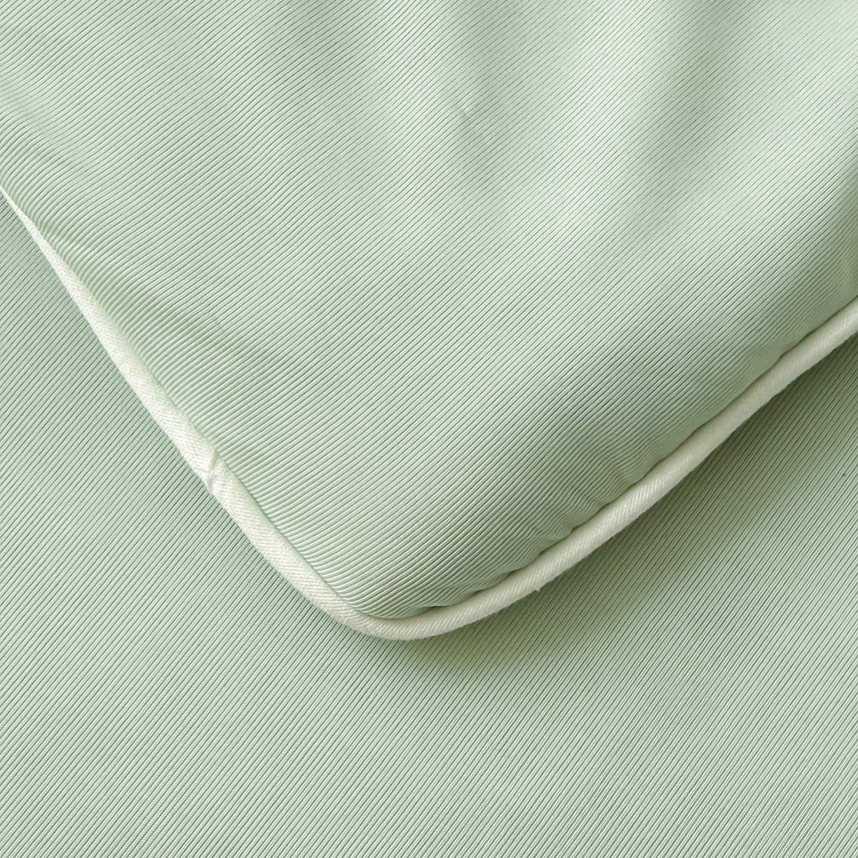 91家纺网 家纺一手货源 找家纺 欧邦 2026新款华夫格小熊系列凉感冰豆豆凉席款 小熊水绿