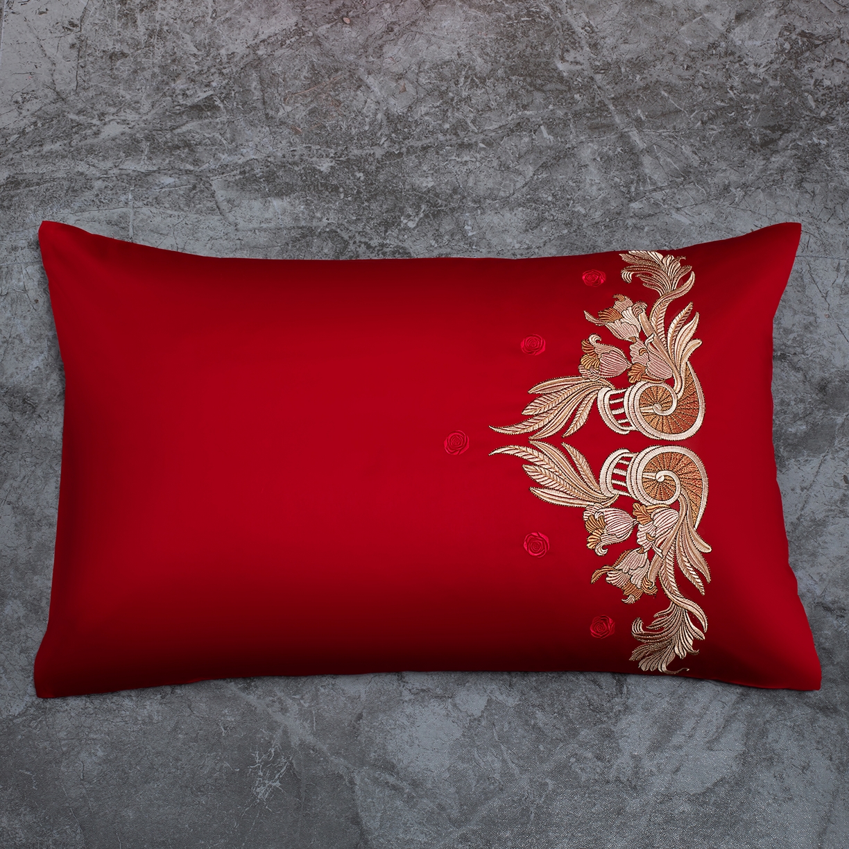 91家纺网 家纺一手货源 找家纺 蒂爵 2026年100支婚庆长绒棉纯棉时尚小红书爆款刺绣婚庆四件套多件套280系列 吉庆良缘