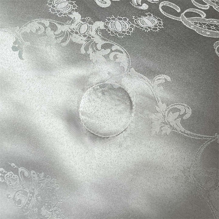 91家纺网 家纺一手货源 找家纺 大麦家纺 2026年高精密锦缎提花夏被四件套 密锁-浅灰