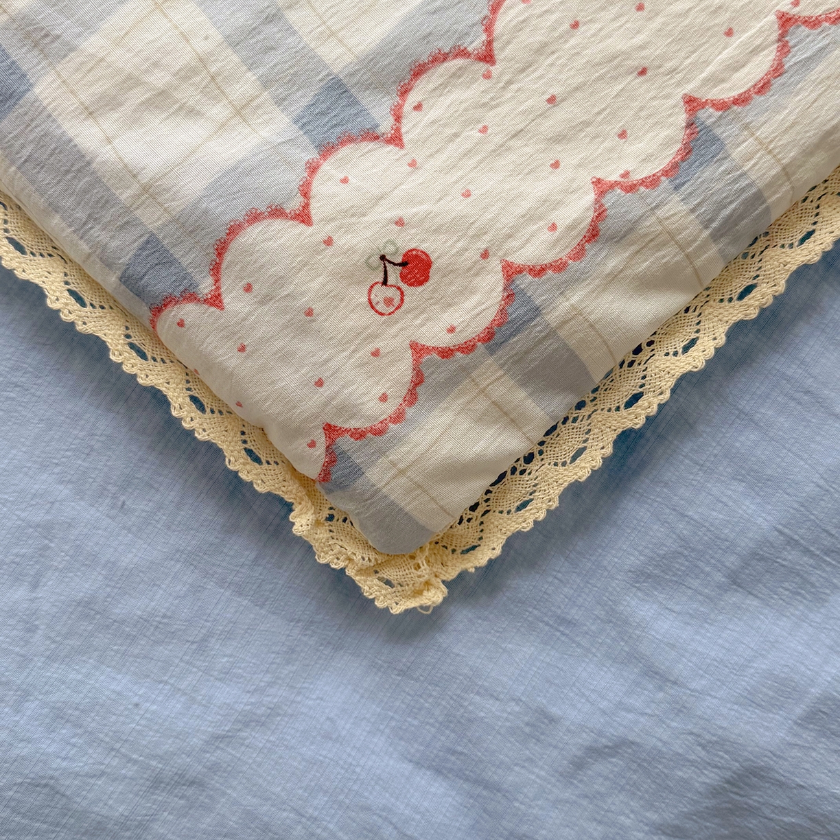 91家纺网 家纺一手货源 找家纺 悠米悠家 2026春夏新款木棉双层纱单夏被夏凉被空调被 告白气球