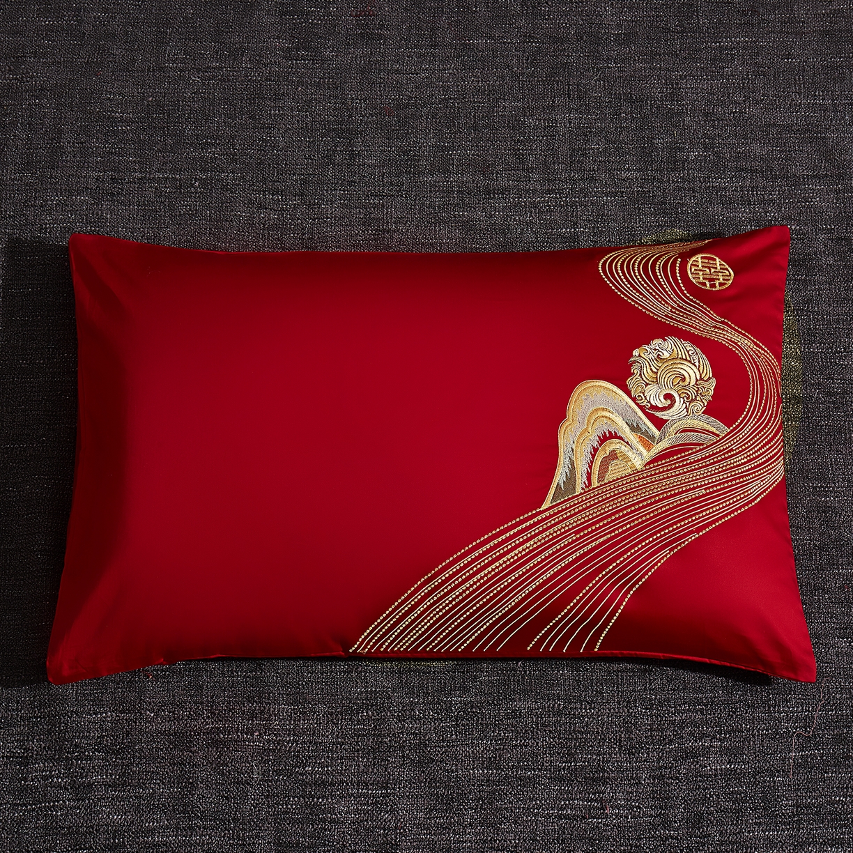 91家纺网 家纺一手货源 找家纺 （总）蒂爵 2026新款提花顶奢重工绣花工艺款婚庆四件套多件套490系列