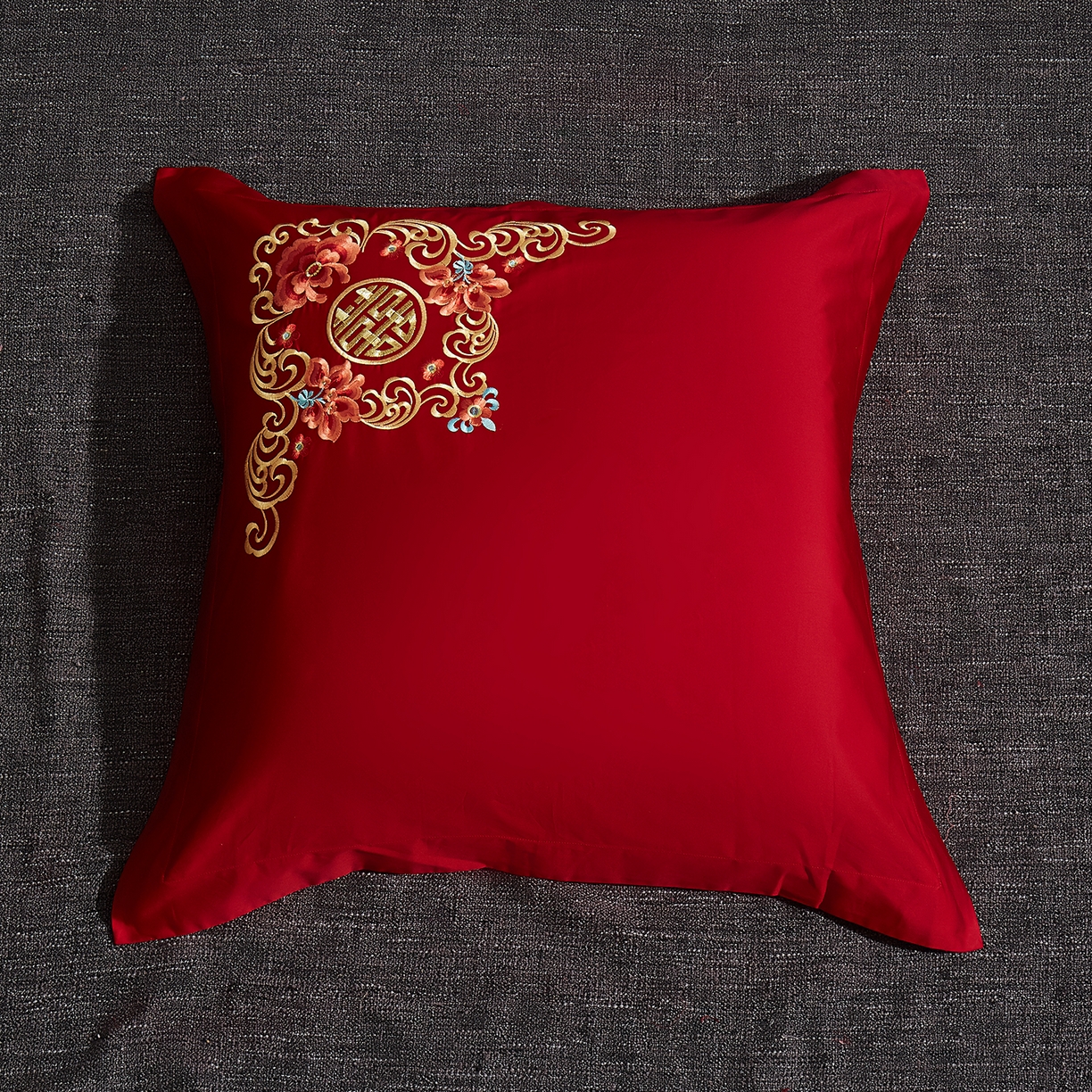 91家纺网 家纺一手货源 找家纺 蒂爵 2026新款提花顶奢重工绣花工艺款婚庆四件套多件套490系列 代代相传