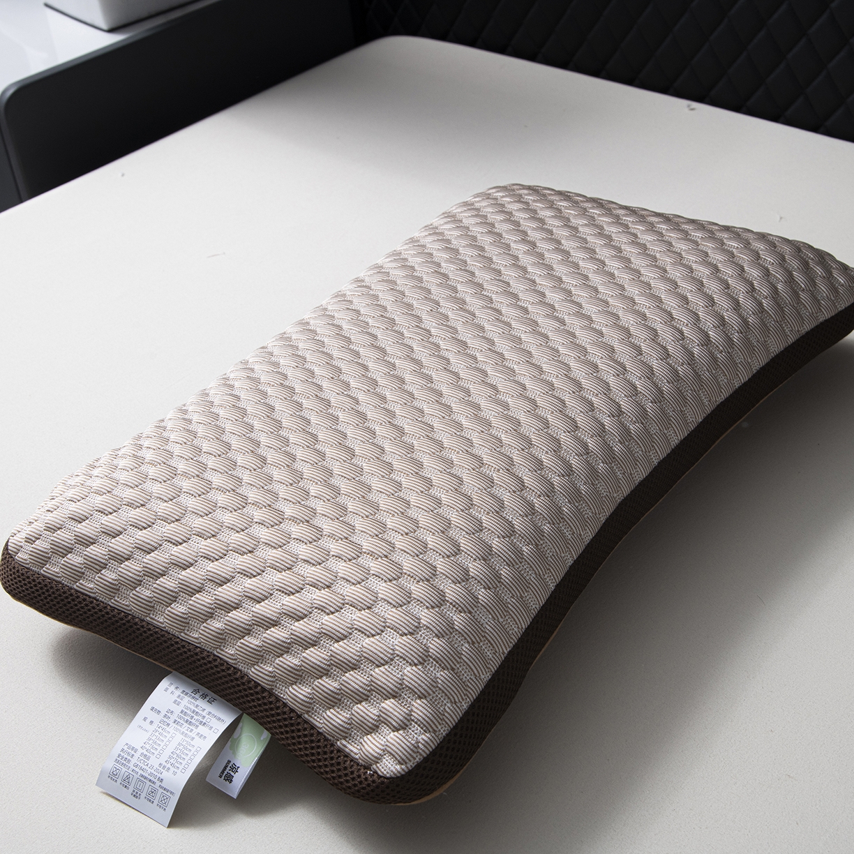 91家纺网 家纺一手货源 找家纺 莉迪娅 2026新款Pe凉感枕  枕头枕芯 Pe韩式蝴蝶结【填充荞麦壳】