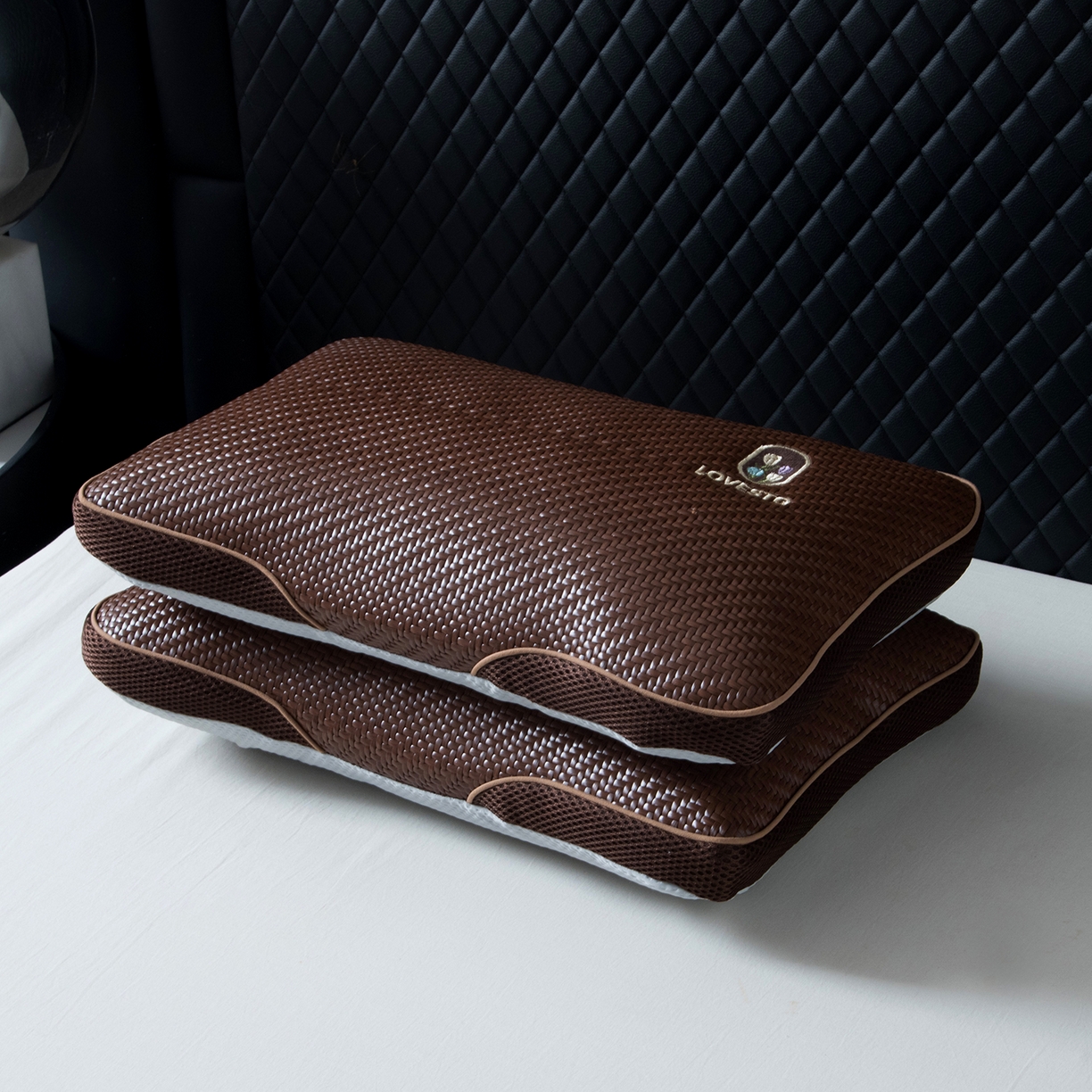 莉迪娅 2026新款Pe凉感枕  枕头枕芯 Pe韩式百合花【填充记忆棉】