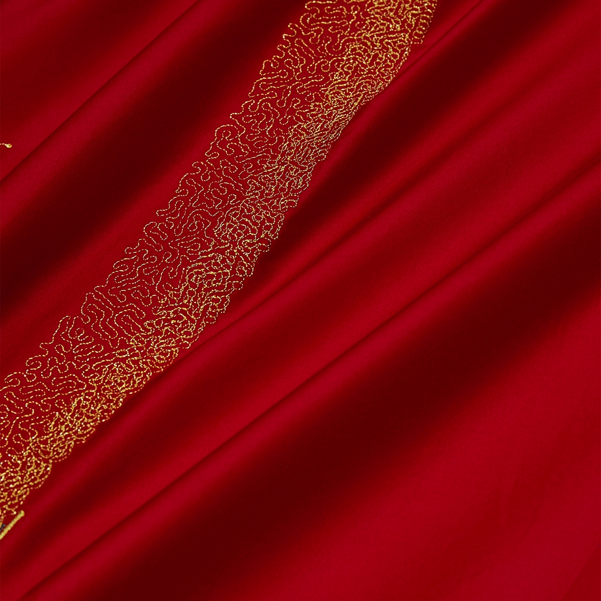 91家纺网 家纺一手货源 找家纺 蒂爵 2026新款提花顶奢重工绣花工艺款婚庆四件套多件套490系列 龙凤瑞彩