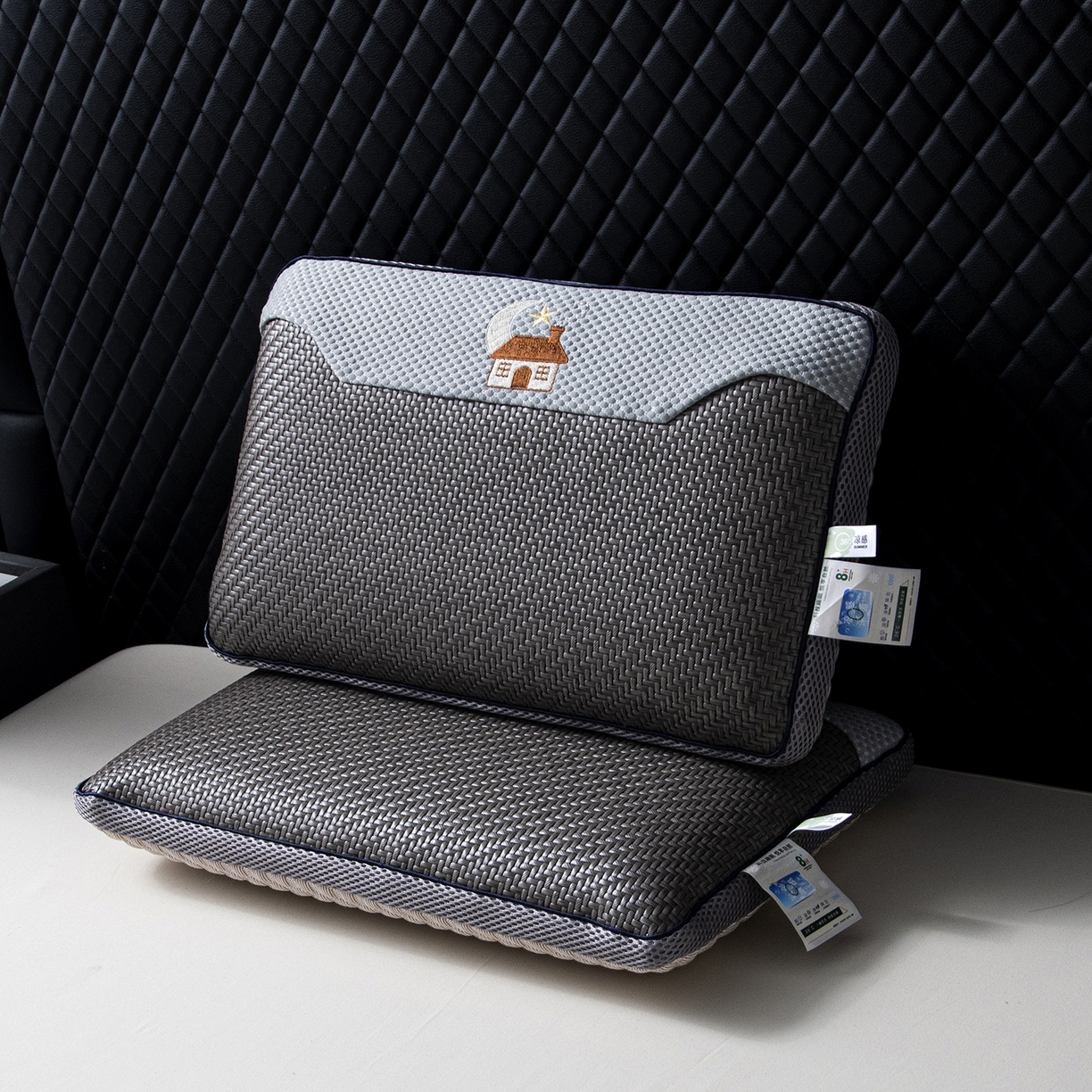 莉迪娅 2026新款pe温馨之家系列枕头枕芯 Pe温馨之家深灰【填充记忆棉】