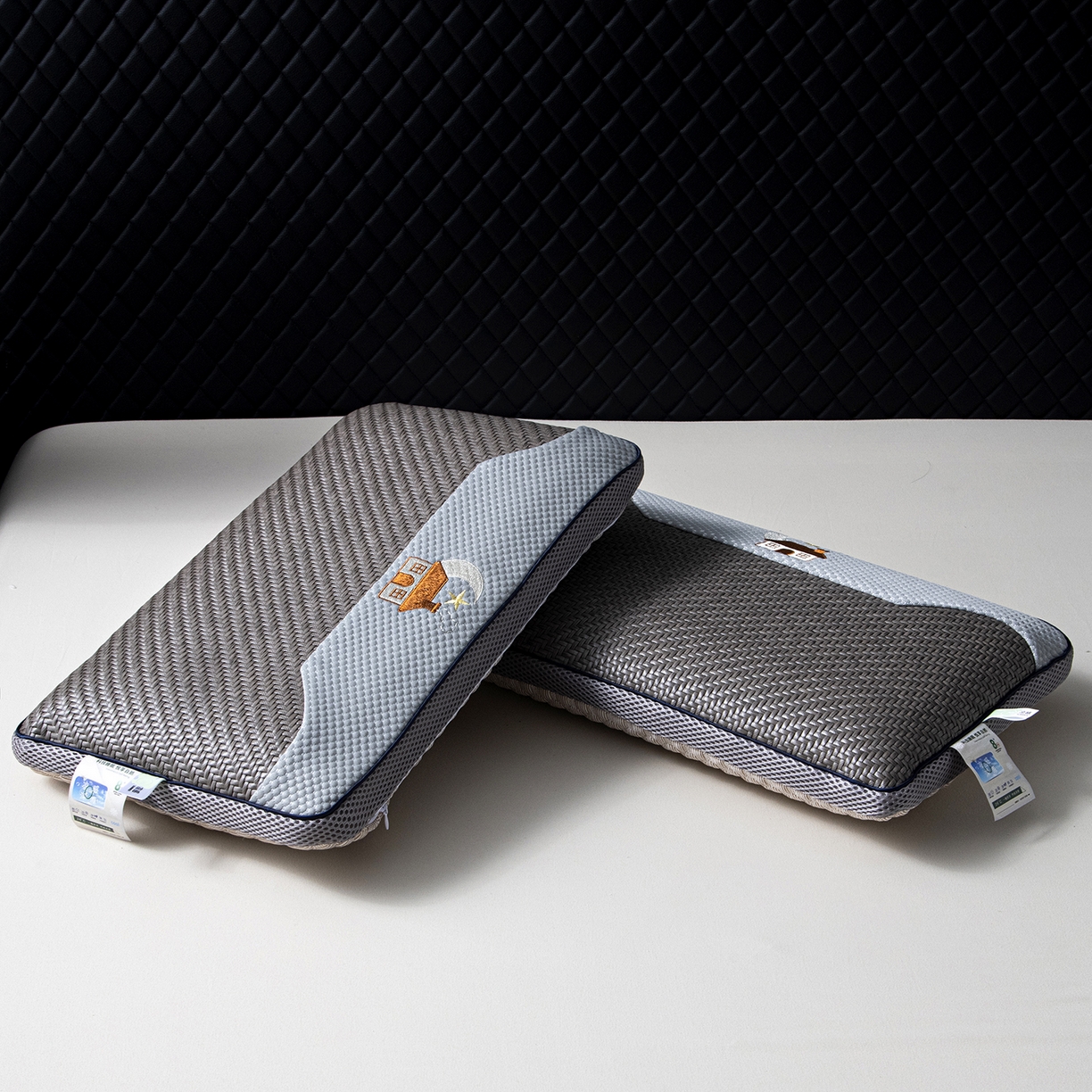 91家纺网 家纺一手货源 找家纺 莉迪娅 2026新款pe温馨之家系列枕头枕芯 Pe温馨之家深灰【填充荞麦壳】