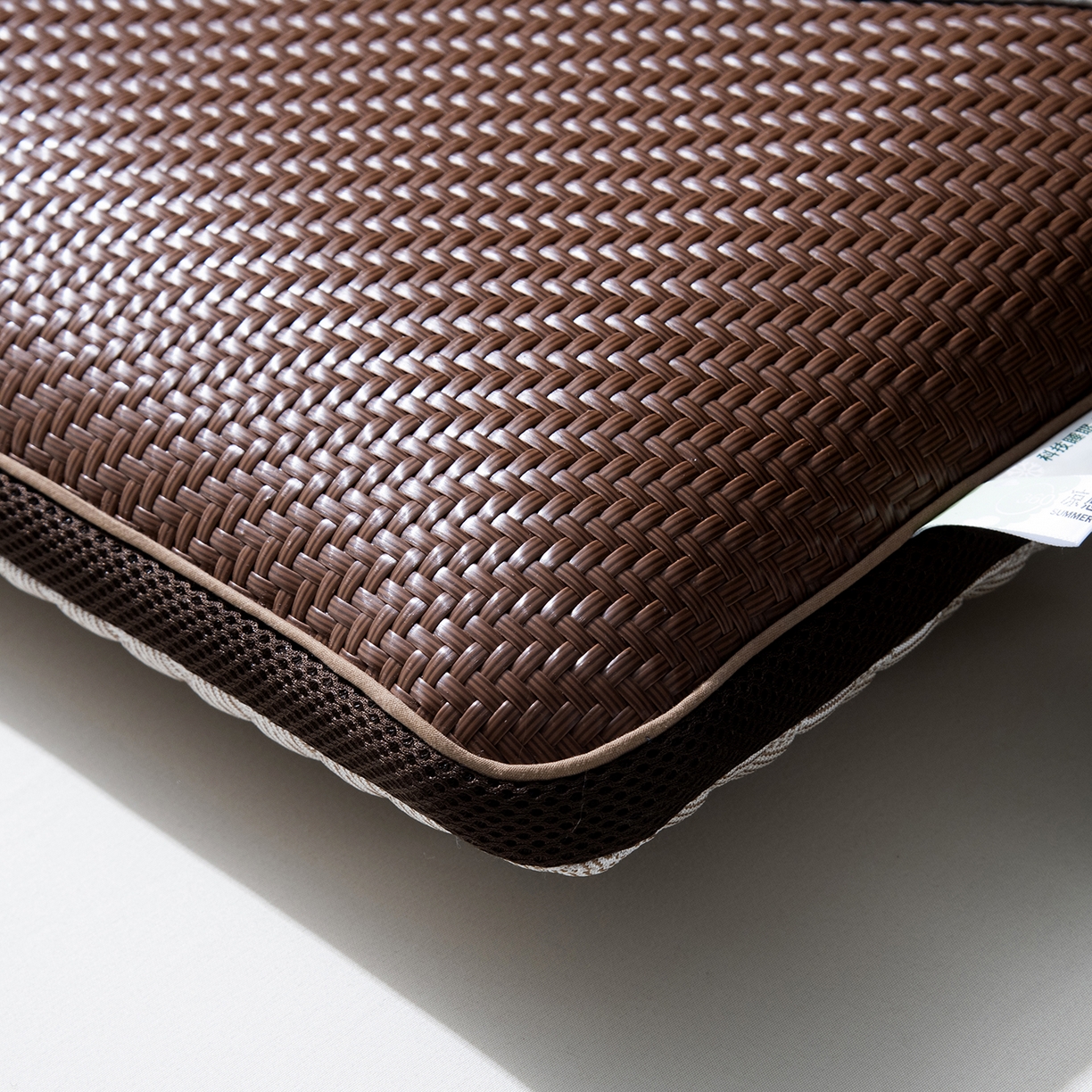 91家纺网 家纺一手货源 找家纺 莉迪娅 2026新款pe温馨之家系列枕头枕芯 Pe温馨之家咖色【填充荞麦壳】