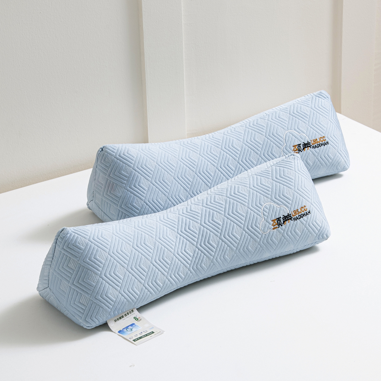 莉迪娅 2026新款静养三角颈椎枕  枕头枕芯 静养三角颈椎枕兰【填充荞麦壳】