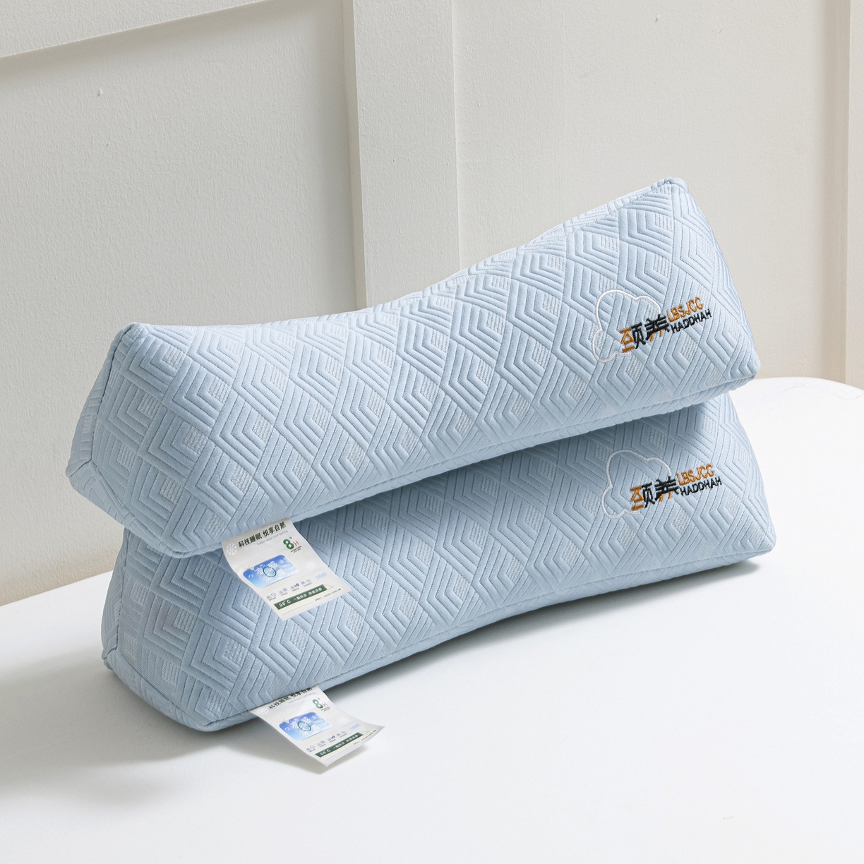 91家纺网 家纺一手货源 找家纺 莉迪娅 2026新款静养三角颈椎枕  枕头枕芯 静养三角颈椎枕兰【填充荞麦壳】