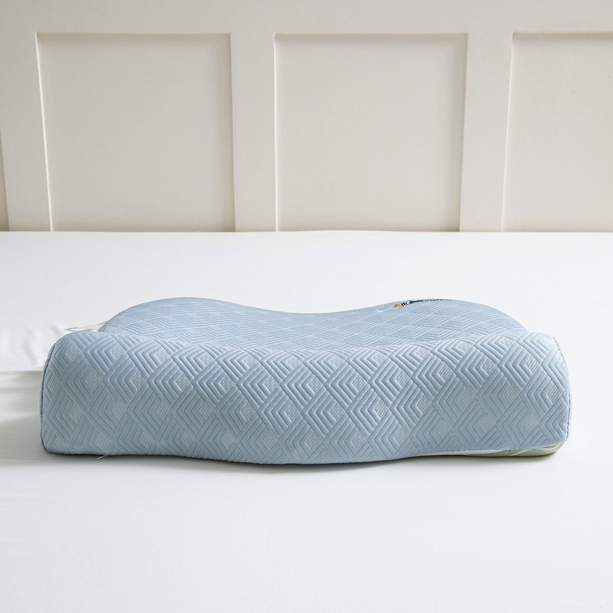 91家纺网 家纺一手货源 找家纺 莉迪娅 2026新款凉感丝牵引枕  枕头枕芯 静养牵引枕兰