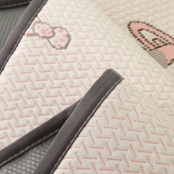 91家纺网 家纺一手货源 找家纺 （总）宅部落 2026春夏新款A类提花儿童凉席幼儿园凉席PE凉感儿童席凉席席子空调软席