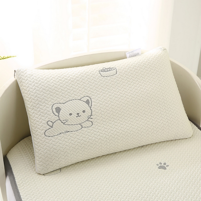 91家纺网 家纺一手货源 找家纺 宅部落 2026春夏新款A类提花儿童凉席幼儿园凉席PE凉感儿童席凉席席子空调软席 小奶喵