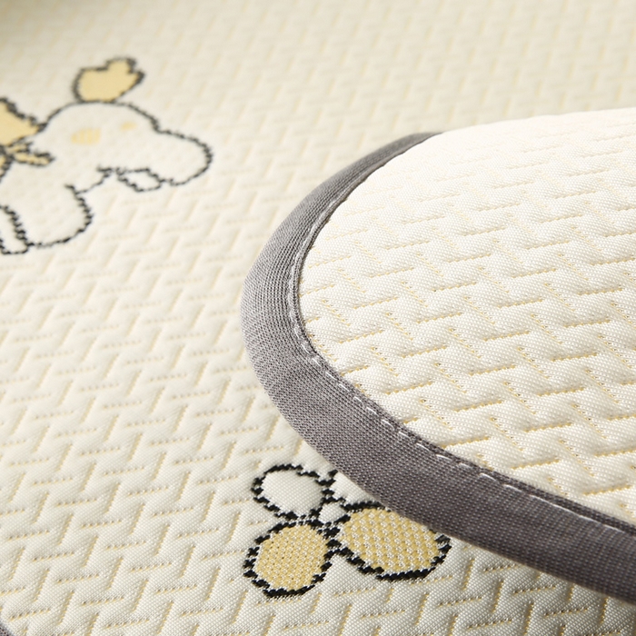 91家纺网 家纺一手货源 找家纺 宅部落 2026春夏新款A类提花儿童凉席幼儿园凉席PE凉感儿童席凉席席子空调软席 小马驹