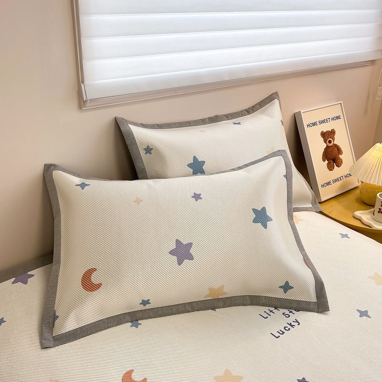 91家纺网 家纺一手货源 找家纺 （总）懒猫家纺 2026春夏新款600D数码印花冰藤凉席席子-床席款