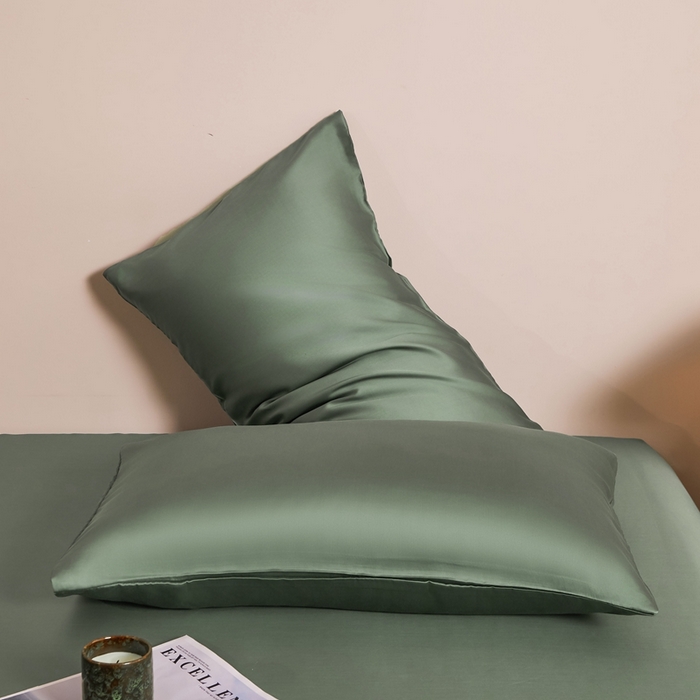 91家纺网 家纺一手货源 找家纺 雅萱家纺 2026新款60s天丝四件套 60s天丝橄榄绿