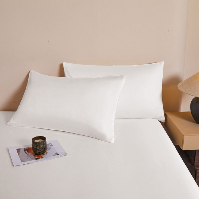 91家纺网 家纺一手货源 找家纺 雅萱家纺 2026新款60s天丝四件套 60S天丝古董白