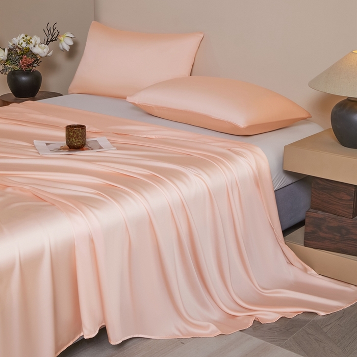 91家纺网 家纺一手货源 找家纺 雅萱家纺 2026新款60s天丝四件套 60s天丝海贝粉