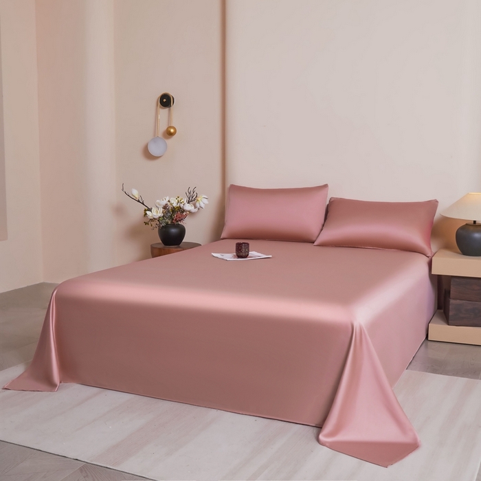 91家纺网 家纺一手货源 找家纺 雅萱家纺 2026新款60s天丝四件套 60s天丝浆果粉