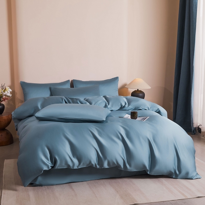 91家纺网 家纺一手货源 找家纺 雅萱家纺 2026新款60s天丝四件套 60s天丝黎明兰