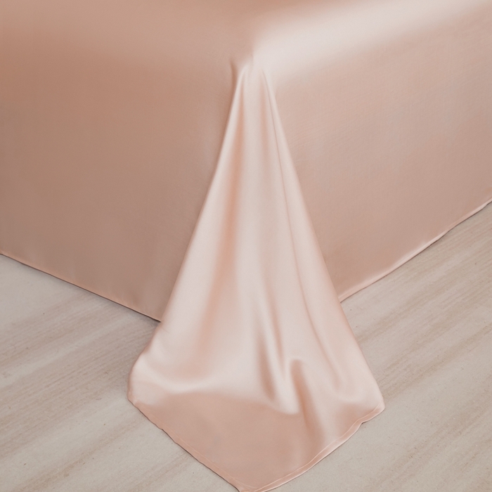 91家纺网 家纺一手货源 找家纺 雅萱家纺 2026新款60s天丝四件套 60s天丝柔雾粉