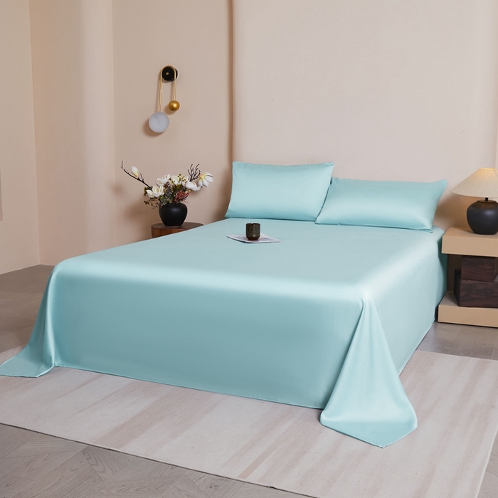 91家纺网 家纺一手货源 找家纺 雅萱家纺 2026新款60s天丝四件套 60s天丝天水兰