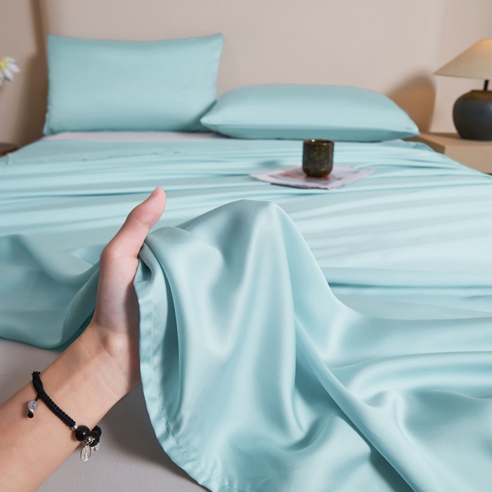 91家纺网 家纺一手货源 找家纺 雅萱家纺 2026新款60s天丝四件套 60s天丝天水兰