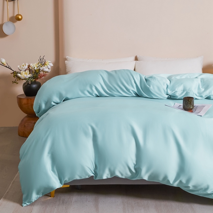 91家纺网 家纺一手货源 找家纺 雅萱家纺 2026新款60s天丝四件套 60s天丝天水兰