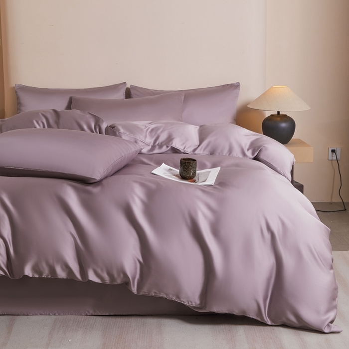 雅萱家纺 2026新款60s天丝四件套 60s天丝悠悠紫