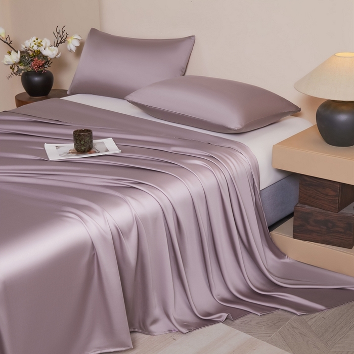 91家纺网 家纺一手货源 找家纺 雅萱家纺 2026新款60s天丝四件套 60s天丝悠悠紫