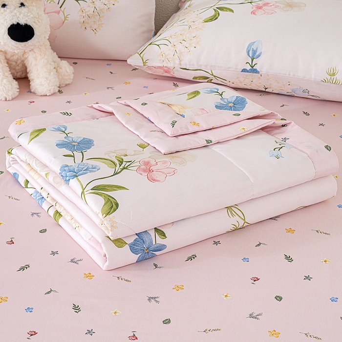 91家纺网 家纺一手货源 找家纺 （总）丫丫家纺 2026新全棉印花夏被空调被双人薄被子单人学生夏凉被 