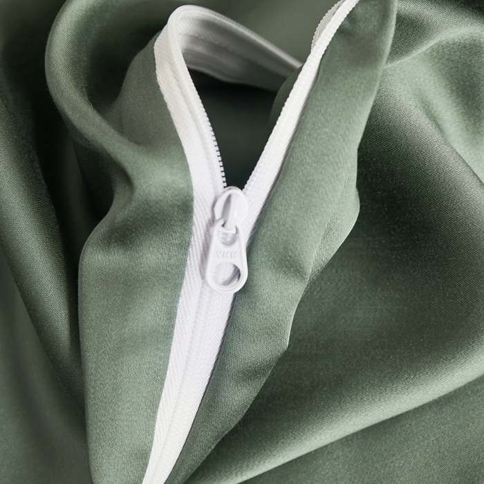 91家纺网 家纺一手货源 找家纺 雅萱家纺 2026新款60s天丝被套单品被套被套单件 60s天丝橄榄绿