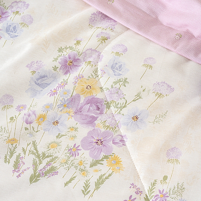 91家纺网 家纺一手货源 找家纺 丫丫家纺 2026新全棉印花夏被空调被双人薄被子单人学生夏凉被  云间柔