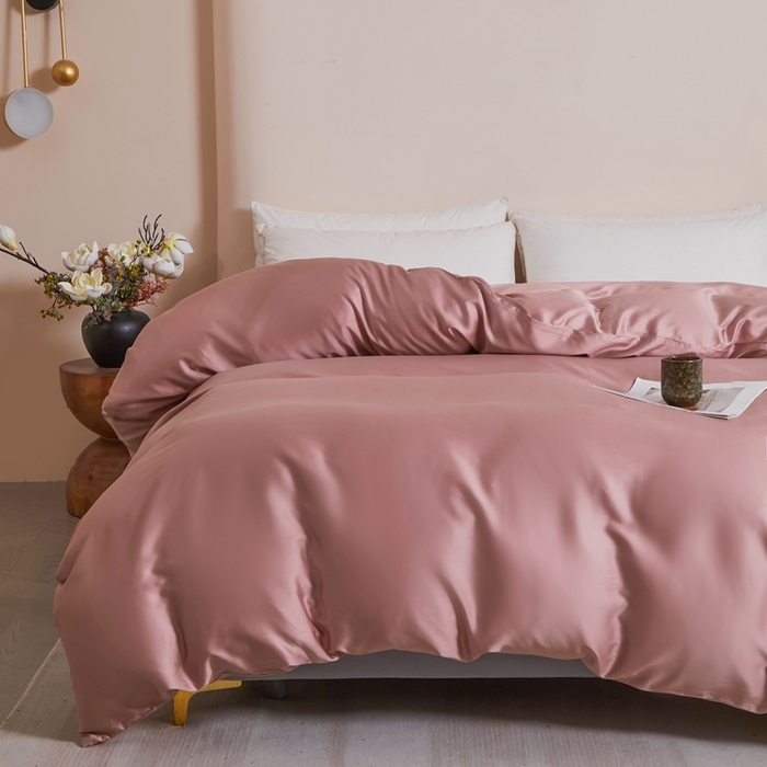 91家纺网 家纺一手货源 找家纺 雅萱家纺 2026新款60s天丝被套单品被套被套单件 60s天丝浆果粉