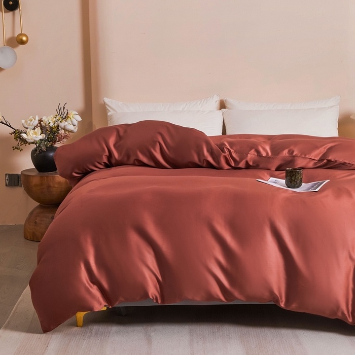 91家纺网 家纺一手货源 找家纺 雅萱家纺 2026新款60s天丝被套单品被套被套单件 60s天丝暖茶色