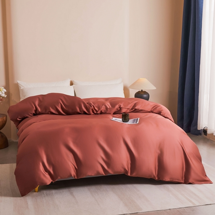 91家纺网 家纺一手货源 找家纺 雅萱家纺 2026新款60s天丝被套单品被套被套单件 60s天丝暖茶色