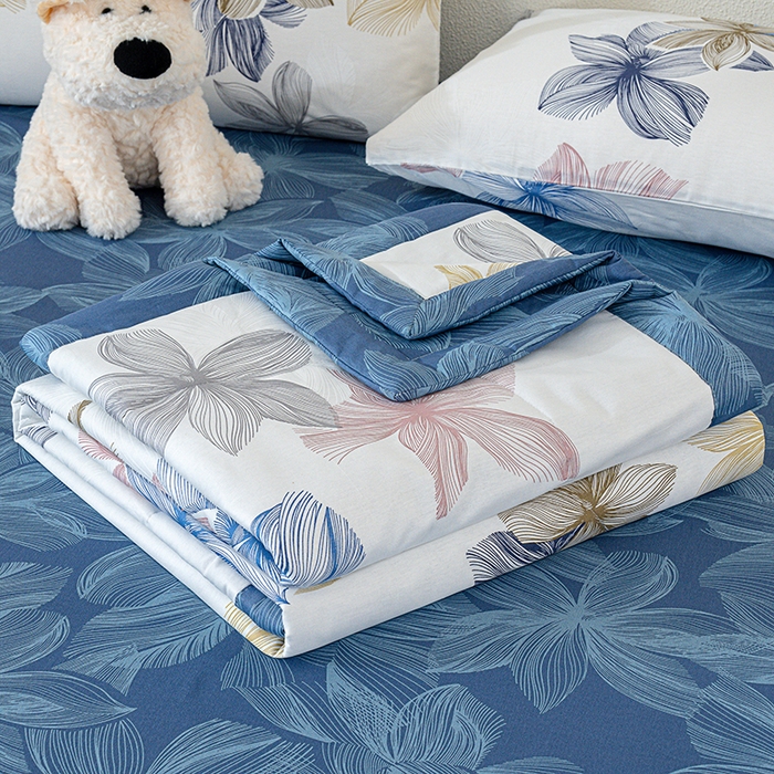 丫丫家纺 2026新全棉印花夏被空调被双人薄被子单人学生夏凉被  安丽