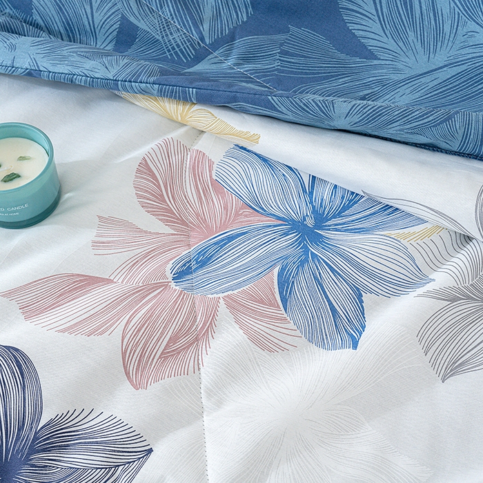 91家纺网 家纺一手货源 找家纺 丫丫家纺 2026新全棉印花夏被空调被双人薄被子单人学生夏凉被  安丽