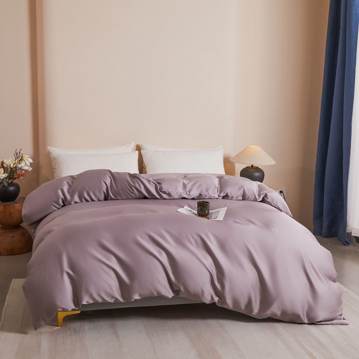 91家纺网 家纺一手货源 找家纺 雅萱家纺 2026新款60s天丝被套单品被套被套单件 60s天丝悠悠紫