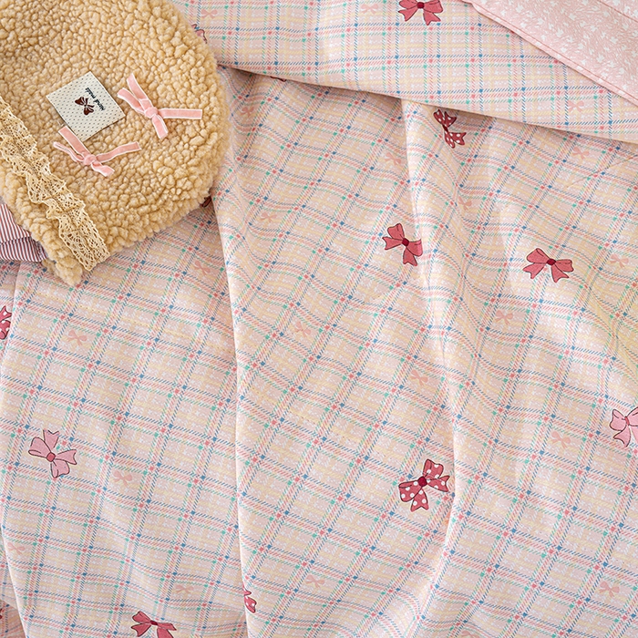 91家纺网 家纺一手货源 找家纺 丫丫家纺 2026新全棉印花夏被空调被双人薄被子单人学生夏凉被  梦境手账